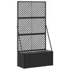 vidaXL &Gamma;&lambda;ά&sigma;&tau;&rho;&alpha; &mu;&epsilon; &pi;έ&rho;&gamma;&kappa;&omicron;&lambda;&alpha; &kappa;ή&pi;&omicron;&upsilon; &Mu;&alpha;ύ&rho;&omicron; 70 x 30 x 135 cm &Mu;έ&tau;&alpha;&lambda;&lambda;&omicron;