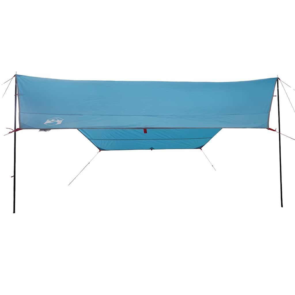 vidaXL Μουσαμάς Κάμπινγκ Αδιάβροχος Μπλε 430x380x210 εκ.