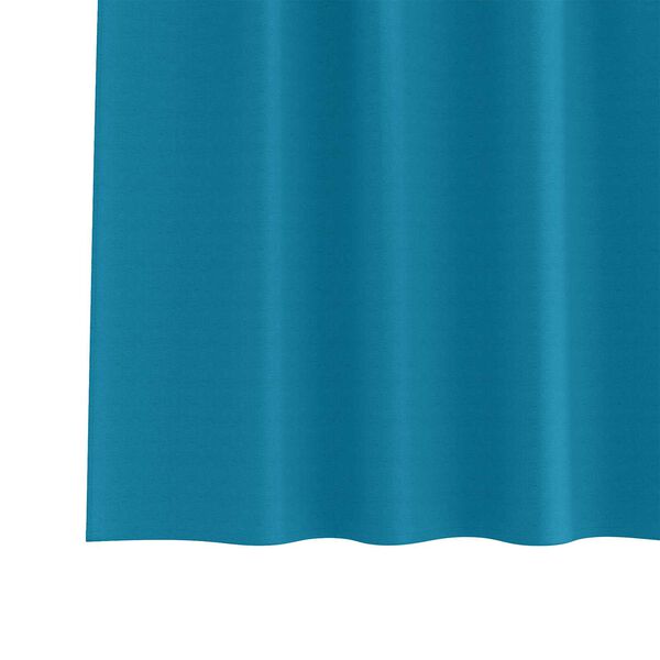 vidaXL Κουρτίνες με κουρτίνες 2 pcs Τιρκουάζ 260 x 140 εκ. Πολυεστέρας