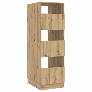 vidaXL &Nu;&tau;&omicron;&upsilon;&lambda;ά&pi;&alpha; &Pi;&lambda;&upsilon;&sigma;&tau;&alpha;&rho;&iota;&omicron;ύ &mu;&epsilon; &alpha;&pi;&omicron;&theta;ή&kappa;&epsilon;&upsilon;&sigma;&eta; Artisan Oak 50 x 68 x 162 &epsilon;&kappa;