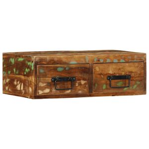 vidaXL Επίτοιχο ντουλάπι τηλεόρασης 60x30x19cm Ξύλο μασίφ αναγεννημένο