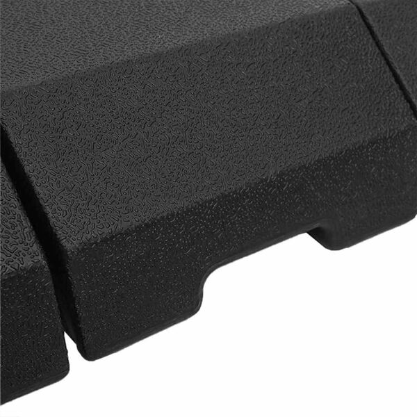 vidaXL Σετ Βάσης Ανεμογεννήτριας 4 pcs Μαύρο 98 x 98 x 13 εκ. Πλαστικό