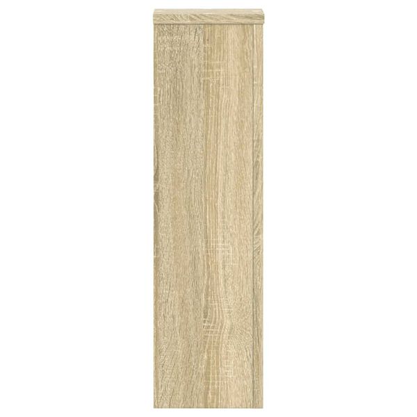 vidaXL Βάσεις Φυτών 2 Τεμ. Sonoma Δρυς 17x17x60 εκ. Επεξεργασμένο Ξύλο