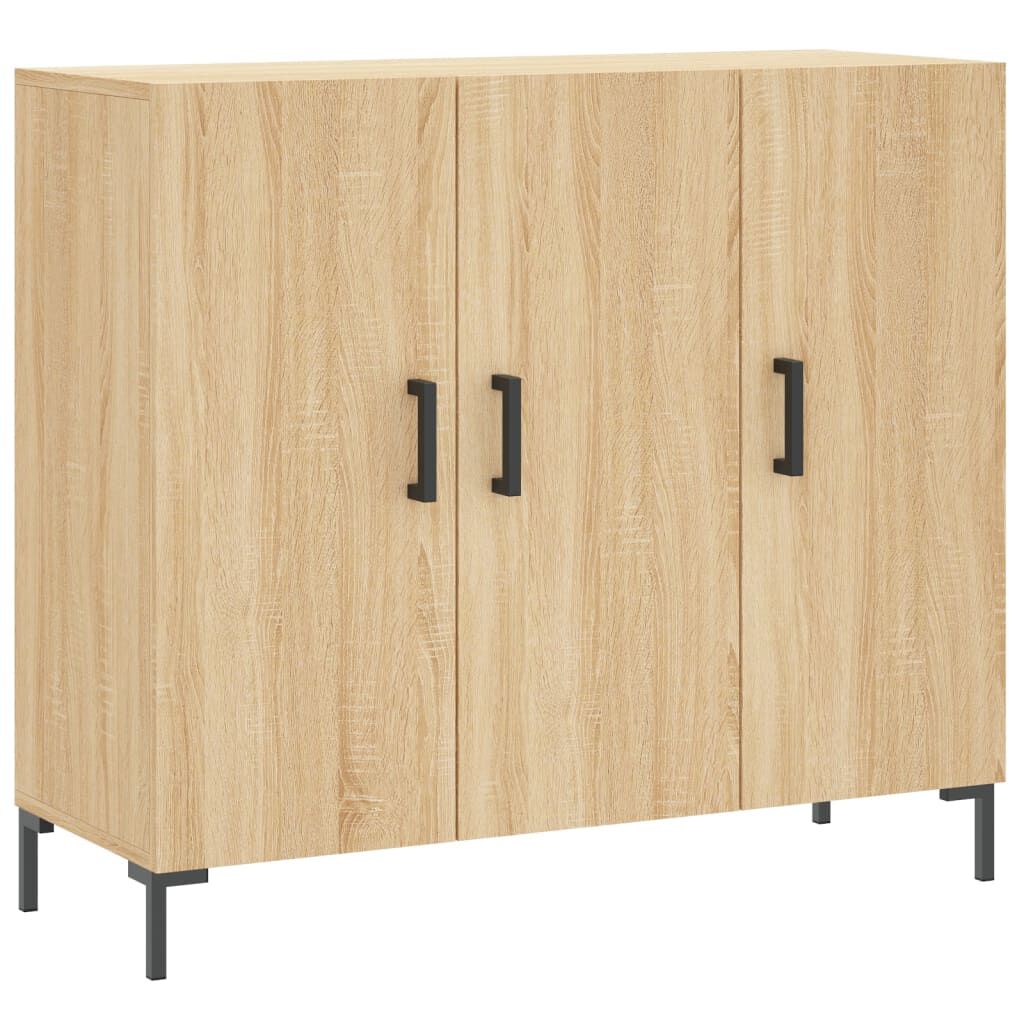 vidaXL Ντουλάπι Sonoma δρυς 90x34x80 εκ. Επεξεργασμένο Ξύλο