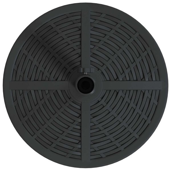 vidaXL Βάση Ομπρέλας Με Ρόδες Για Πόλους Ø38-48 mm 13 kg Στρογγυλή