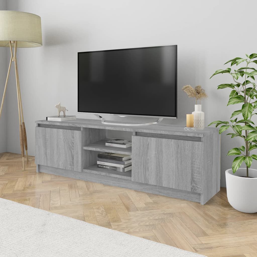 vidaXL Έπιπλο Τηλεόρασης Γκρι Sonoma 120x30x35,5 εκ. από Επεξεργ. Ξύλο