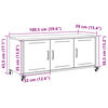 vidaXL Έπιπλο Τηλεόρασης Πράσινο Λαδί 100,5x39x43,5 εκ. από Ατσάλι
