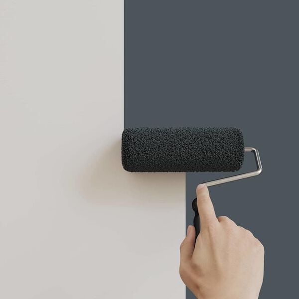 vidaXL Βαφή τοίχου Γκρι 16,5 x 16,5 x 16 εκ. Εκτύπωση τοίχου