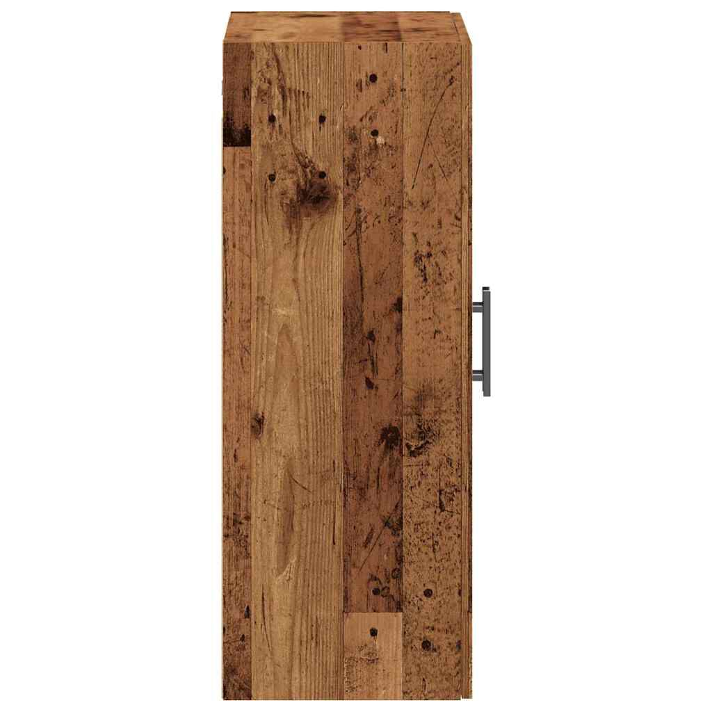 vidaXL Επίτοιχο ντουλάπι Παλιό ξύλο 69,5x34x90 cm