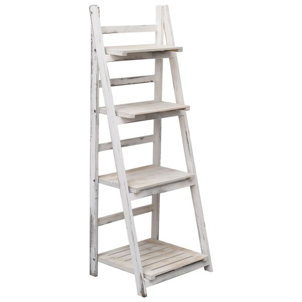 vidaXL Ραφιέρα Φυτών Τετραώροφη 43 x 33 x 113 εκ. Ξύλινη