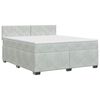 vidaXL &Kappa;&rho;&epsilon;&beta;ά&tau;&iota; box spring &mu;&epsilon; &sigma;&tau;&rho;ώ&mu;&alpha; &Alpha;&nu;&omicron;&iota;&chi;&tau;ό &gamma;&kappa;&rho;&iota; 140 x 200 cm &Beta;&epsilon;&lambda;&omicron;ύ&delta;&omicron;
