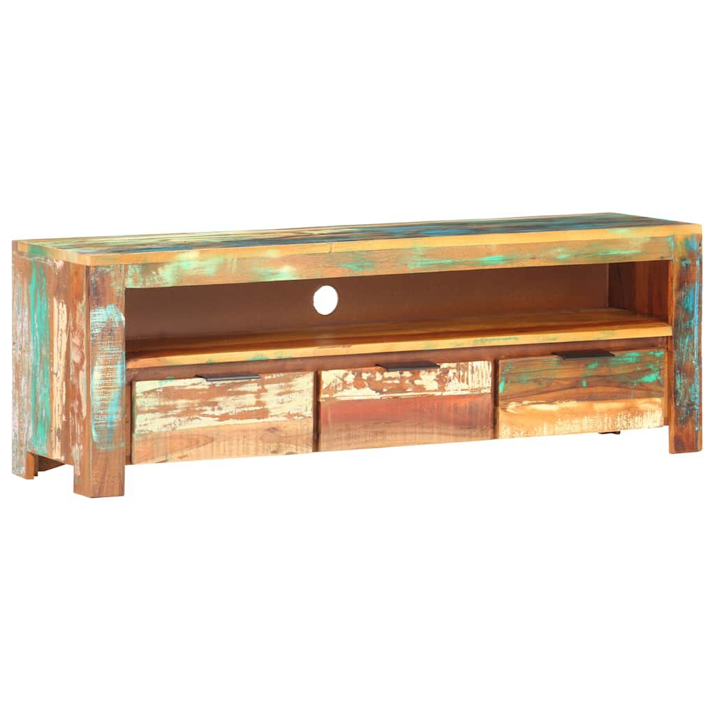 ντουλάπι τηλεόρασης vidaXL 119x30x41 cm Στερεό ανακυκλωμένο ξύλο