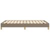 vidaXL Σκελετός Κρεβατιού Χωρίς Στρώμα Taupe 120x200 εκ. Υφασμάτινο