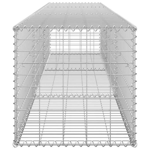 vidaXL Συρματοκιβώτιο Τοίχος 300x50x50 εκ. Γαλβαν.Χάλυβας + Καλύμματα