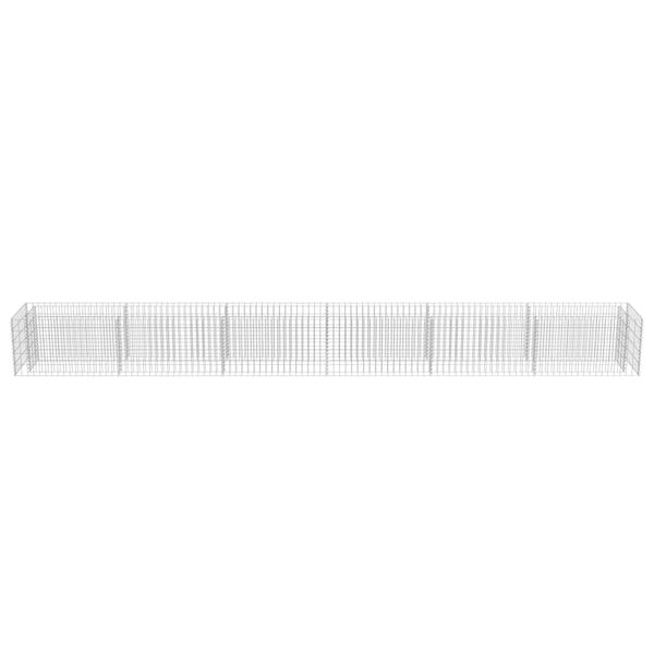 vidaXL Συρματοκιβώτιο-Γλάστρα Υπερυψωμένη 540x50x50 εκ. Γαλβ. Χάλυβας
