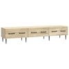vidaXL &Nu;&tau;&omicron;&upsilon;&lambda;ά&pi;&iota; TV Sonoma &Delta;&rho;&upsilon;&sigmaf; 147 x 34,5 x 30 &epsilon;&kappa; &Epsilon;&pi;&epsilon;&xi;&epsilon;&rho;&gamma;&alpha;&sigma;&mu;έ&nu;&omicron; &Xi;ύ&lambda;&omicron;