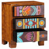 vidaXL Sideboard Πολύχρωμο 50x35x60 μασίφ ξύλο ακακίας