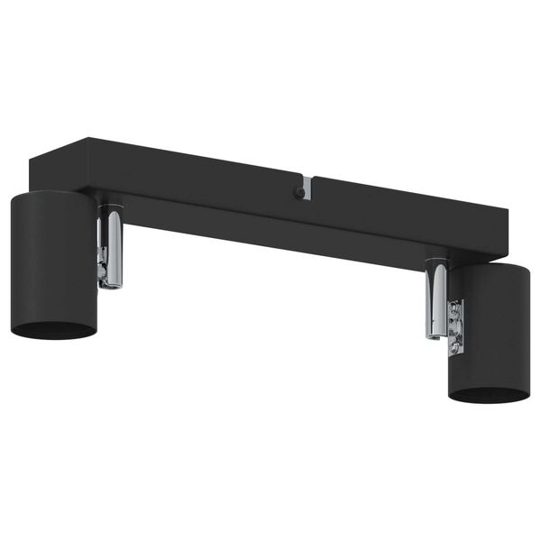 vidaXL Σποτ οροφής Μαύρο 26 x 6.5 x 11.5 εκ Ατσάλι