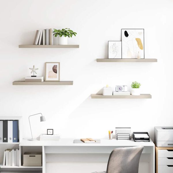 vidaXL &Rho;ά&phi;&iota;&alpha; &Tau;&omicron;ί&chi;&omicron;&upsilon; 4 &tau;&epsilon;&mu;. &Chi;&rho;ώ&mu;&alpha; &Delta;&rho;&upsilon;ό&sigmaf; 80 x 23,5 x 3,8 &epsilon;&kappa;. MDF