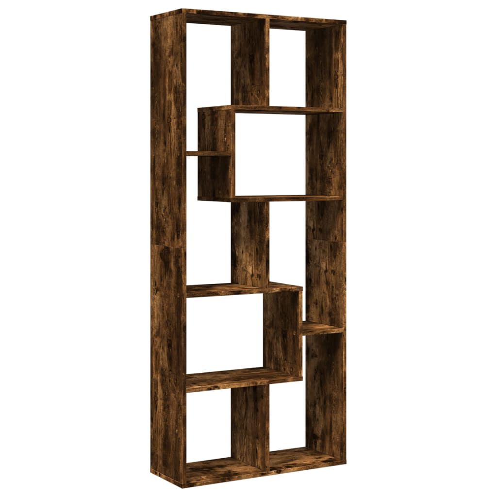vidaXL Βιβλιοθήκη/Διαχωριστικό Χώρου Δρυς 67x25x161,5 εκ. Επεξ. Ξύλο
