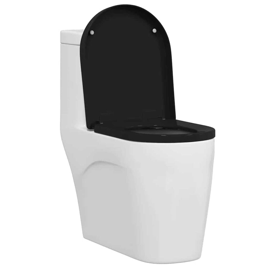 vidaXL Λεκάνη Μαύρο 48 x 36.5 x 4.5 εκ Πολυπροπυλένιο