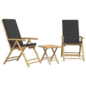 vidaXL &Kappa;&alpha;&rho;έ&kappa;&lambda;&epsilon;&sigmaf; Bistro &Pi;&tau;&upsilon;&sigma;&sigma;ό&mu;&epsilon;&nu;&epsilon;&sigmaf; 3 &tau;&epsilon;&mu;. &Mu;&pi;&alpha;&mu;&pi;&omicron;ύ &mu;&epsilon; &Sigma;&kappa;.&Gamma;&kappa;&rho;&iota; &Mu;&alpha;&xi;&iota;&lambda;ά&rho;&iota;&alpha;