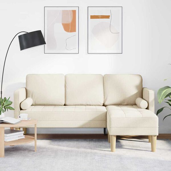 vidaXL Σετ Καναπέ Λινό 173 x 131 x 67 εκ ύφασμα