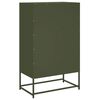vidaXL Ντουλάπι Πράσινο Λαδί 68x39x111,5 εκ. από Ατσάλι