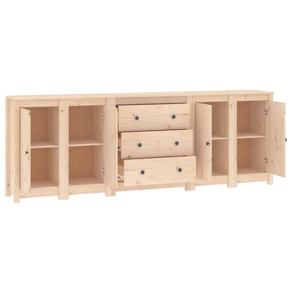 vidaXL Συρταριέρα 230x35x80 εκ. από Μασίφ Ξύλο Πεύκου