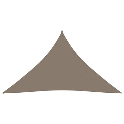 vidaXL Πανί Σκίασης Τρίγωνο Taupe 4 x 4 x 4 μ. από Ύφασμα Oxford