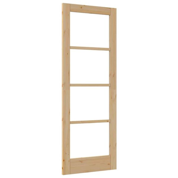 vidaXL Εσωτερική Πόρτα με Γυαλί ORKDAL Καφέ 73.5 x 198.5 εκ.