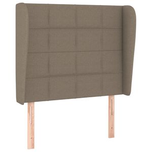 vidaXL Κεφαλάρι με Πτερύγια Taupe 83x23x118/128 εκ. Υφασμάτινο