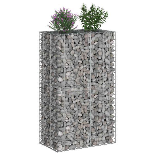 vidaXL &Alpha;&nu;&alpha;&sigma;&eta;&kappa;&omega;&mu;έ&nu;&omicron; &kappa;&rho;&epsilon;&beta;ά&tau;&iota; gabion &Alpha;&sigma;&eta;&mu;ί 90 x 50 x 150 &epsilon;&kappa;