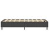 vidaXL Κρεβάτι Boxspring Σκούρο Γκρι 90 x 200 εκ. Υφασμάτινο