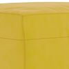 vidaXL Υποπόδιο Κίτρινο 60x50x41 εκ. Βελούδινο