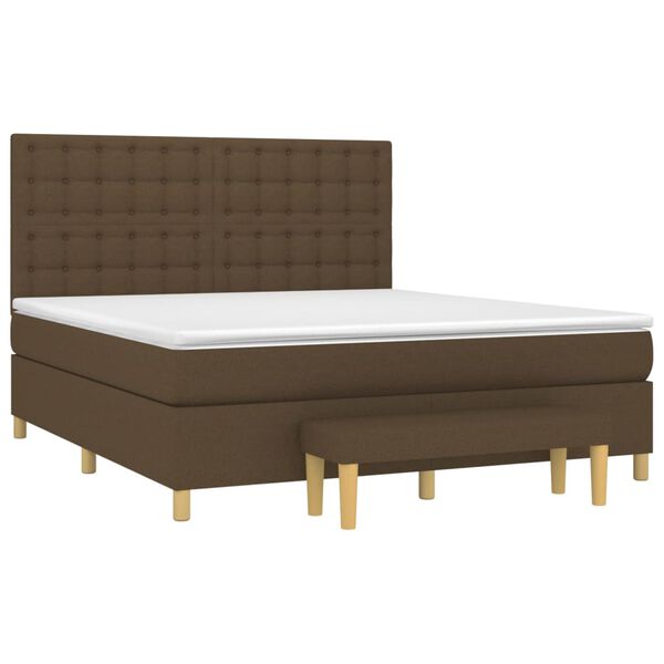 vidaXL &Kappa;&rho;&epsilon;&beta;ά&tau;&iota; Boxspring &mu;&epsilon; &Sigma;&tau;&rho;ώ&mu;&alpha; &Sigma;&kappa;&omicron;ύ&rho;&omicron; &Kappa;&alpha;&phi;έ 180x200 &epsilon;&kappa; &Upsilon;&phi;&alpha;&sigma;&mu;ά&tau;&iota;&nu;&omicron;