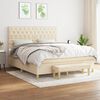vidaXL &Kappa;&rho;&epsilon;&beta;ά&tau;&iota; Boxspring &mu;&epsilon; &Sigma;&tau;&rho;ώ&mu;&alpha; &Kappa;&rho;&epsilon;&mu; 160x200 &epsilon;&kappa;. &Upsilon;&phi;&alpha;&sigma;&mu;ά&tau;&iota;&nu;&omicron;