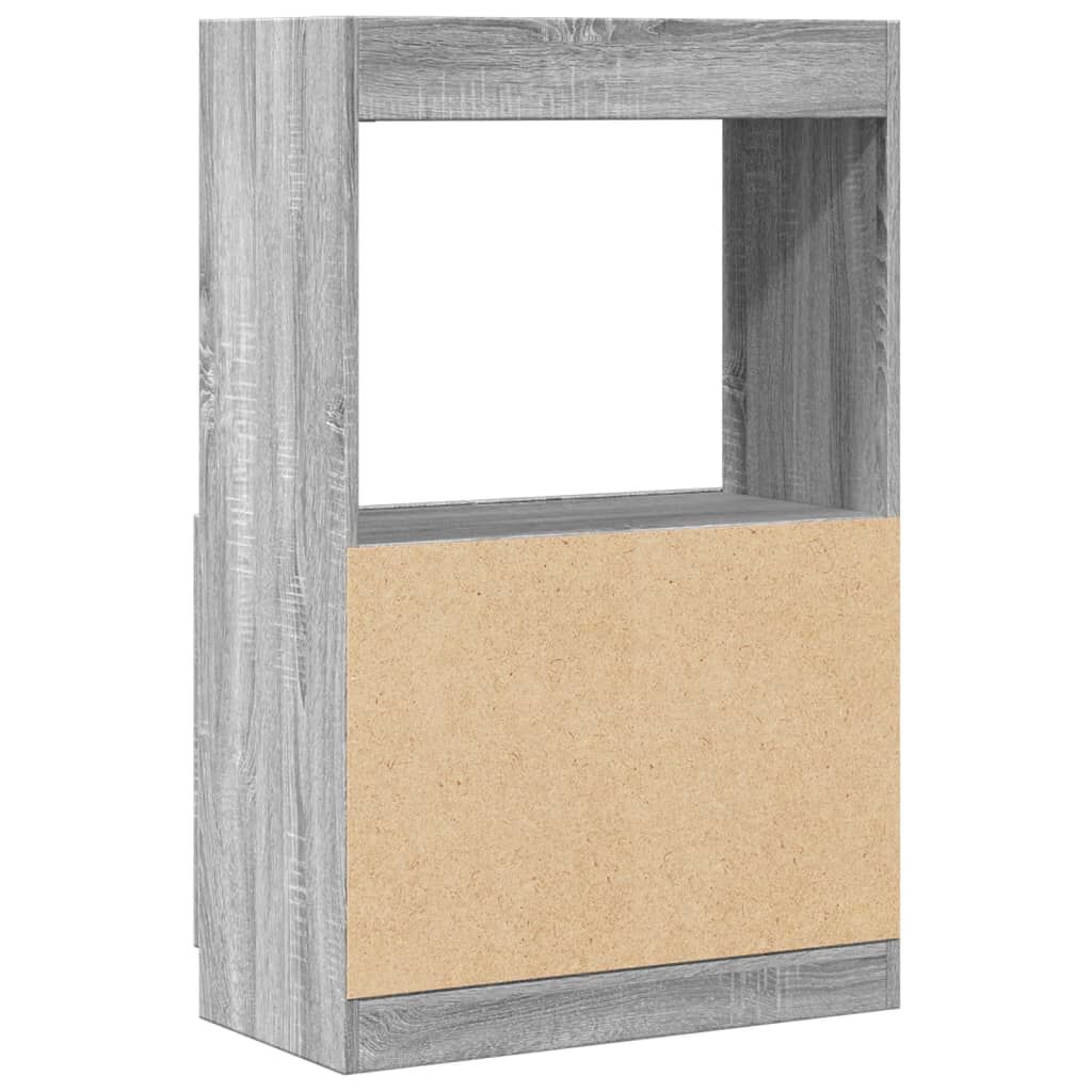 vidaXL Ντουλάπι Γκρι Sonoma 63x33x100 εκ. από Επεξεργασμένο Ξύλο