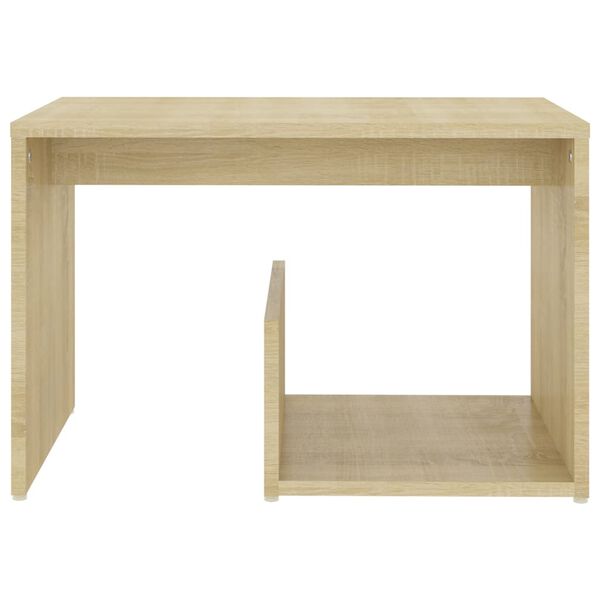 vidaXL Τραπεζάκι Βοηθητικό Sonoma Δρυς 59 x 36 x 38 εκ. από Επεξ. Ξύλο