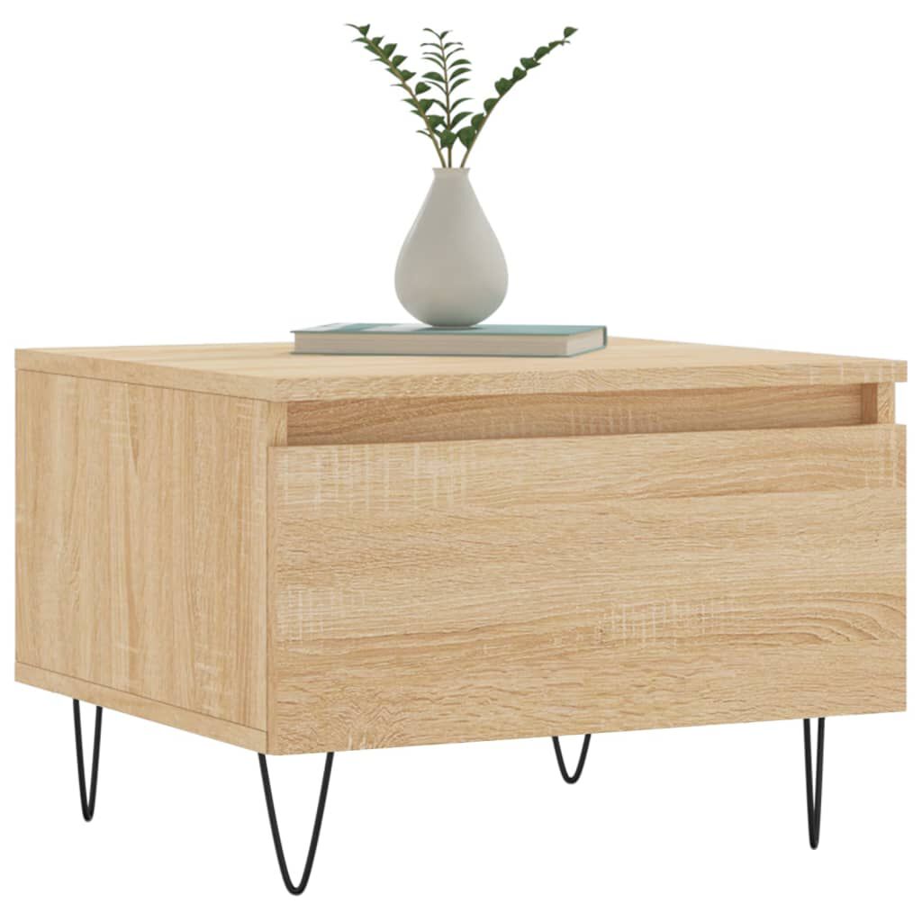 vidaXL Τραπεζάκι Σαλονιού Sonoma Δρυς 50x46x35 εκ. Επεξεργασμ. Ξύλο