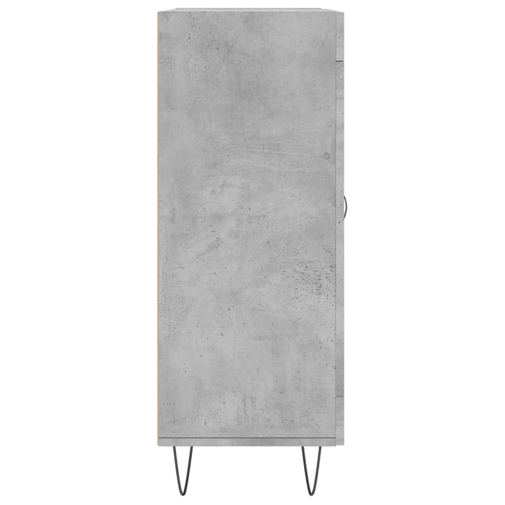 vidaXL Ντουλάπι Γκρι Σκυροδέματος 69,5x34x90 εκ. Επεξεργασμένο Ξύλο