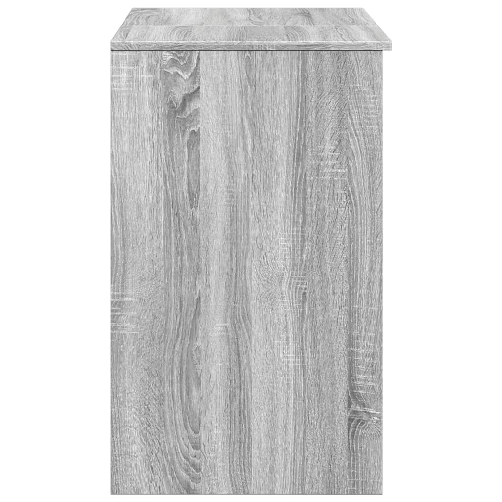 vidaXL Μπουντουάρ με Καθρέφτη Γκρι Sonoma 73x46,5x120 εκ.
