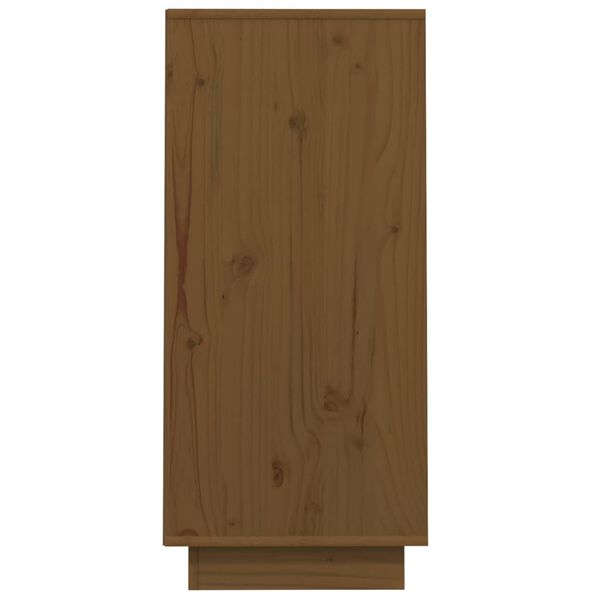 vidaXL Ντουλάπι Κονσόλα Μελί 60 x 34 x 75 εκ. από Μασίφ Ξύλο Πεύκου