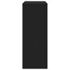 vidaXL Τραπέζι Μπαρ με Ράφια Μαύρο 90x40x103,5 εκ. Επεξεργ. Ξύλο