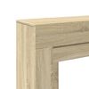 vidaXL Πλαίσιο Τζακιού Sonoma Δρυς 100x30x87,5 εκ. από Επεξ. Ξύλο