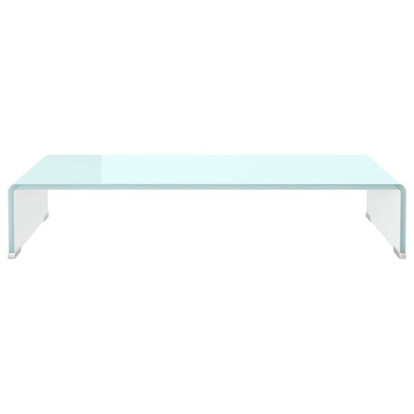 vidaXL Βάση Τηλεόρασης/Οθόνης Πράσινη 70 x 30 x 13 εκ. Γυάλινη