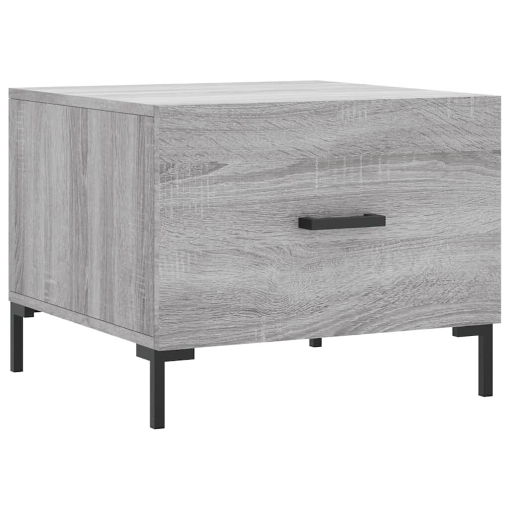 vidaXL Τραπεζάκια Σαλονιού 2 τεμ Γκρι sonoma 50x50x40 εκ Επεξ. Ξύλο