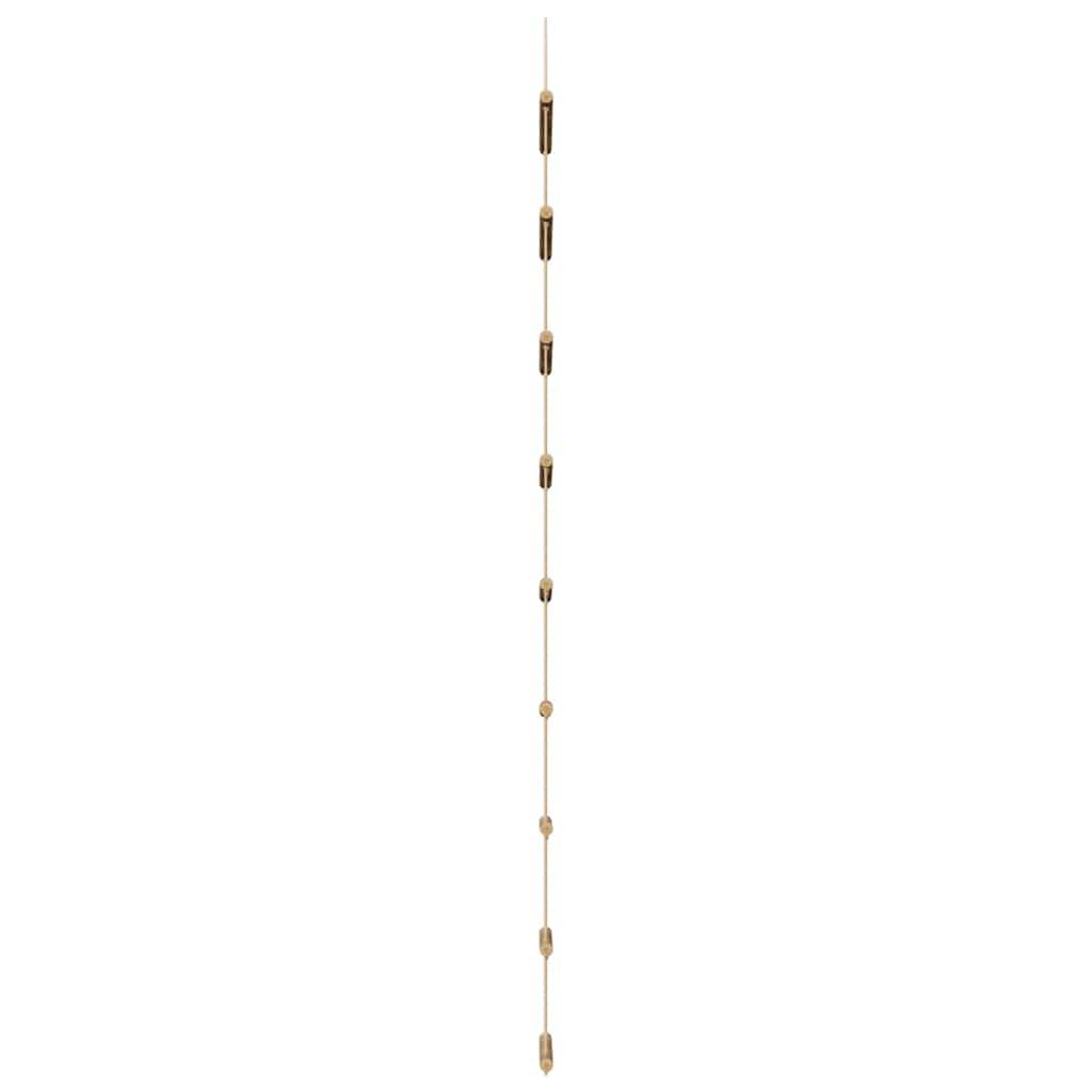 vidaXL Διακόσμηση τοίχου σε σχήμα σκάλας 50x150 cm Φυσικό κλαδί