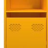 vidaXL Sideboard Μουστάρδα κίτρινη 135x39x73,5 cm Ψυχρής έλασης χάλυβα