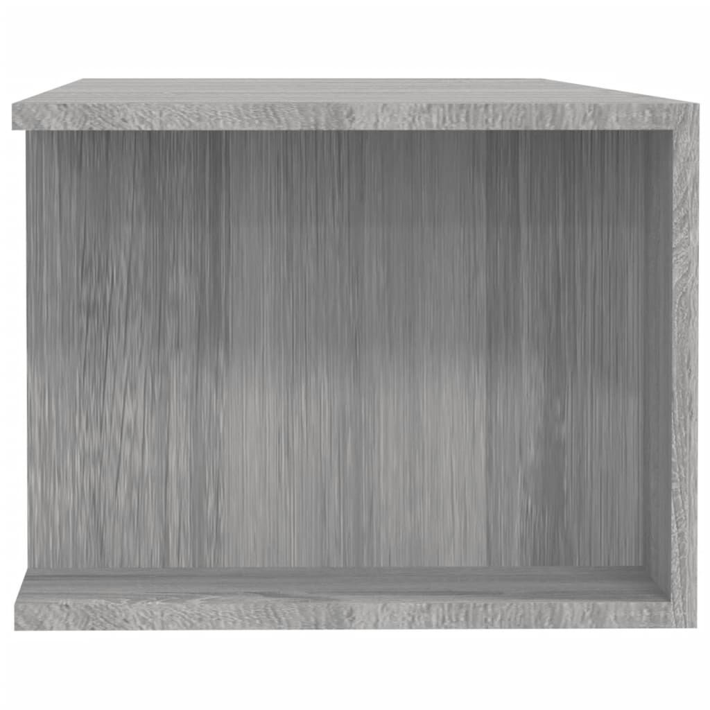 vidaXL Έπιπλο Τηλεόρασης με LED Γκρι Sonoma 135x39x30 εκ.